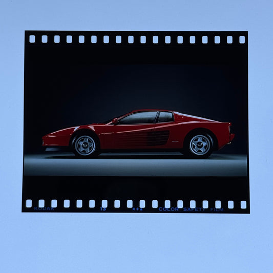 Ferrari 512TR 512 TR Film Photo Image Testarossa