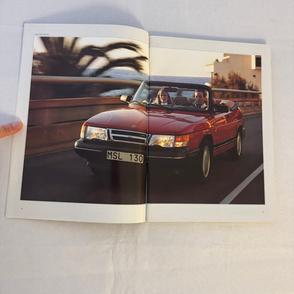 Vintage Saab 900 Car Sales Brochure Catalog 900 Cabriolet 900 Turbo 16S DUTCH