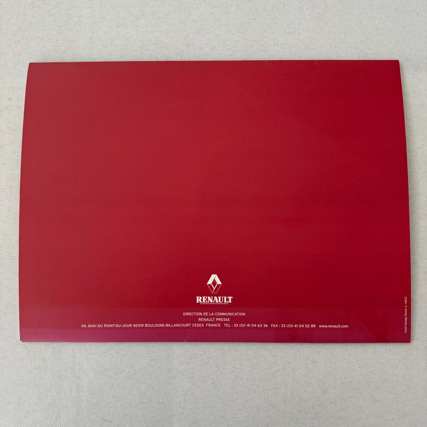 2000 Renault Next Factory Brochure Magazine German Text Concept Cars