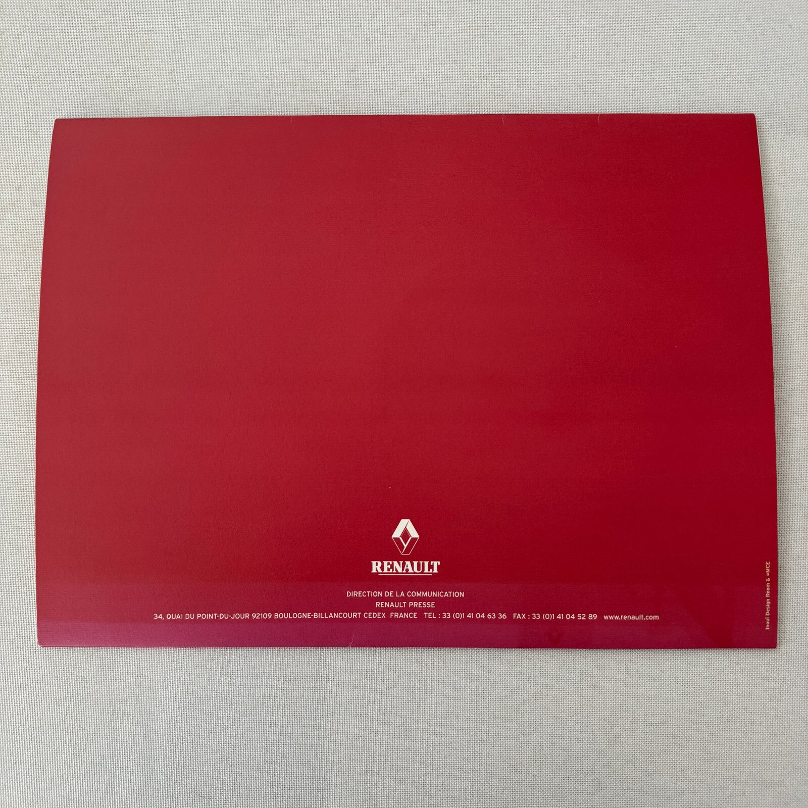 2000 Renault Next Factory Brochure Magazine German Text Concept Cars