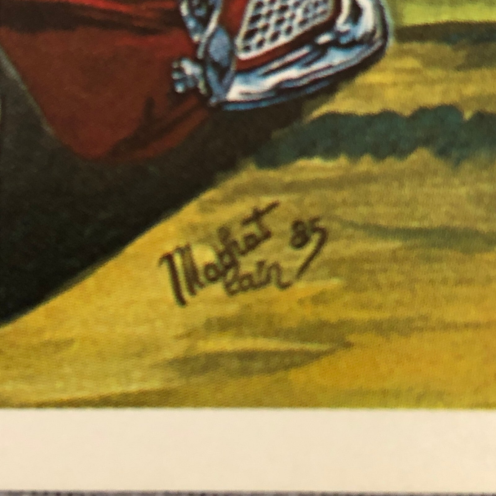 Ferrari 250 Lusso Illustration Art Postcard Post Card Alain Mathat