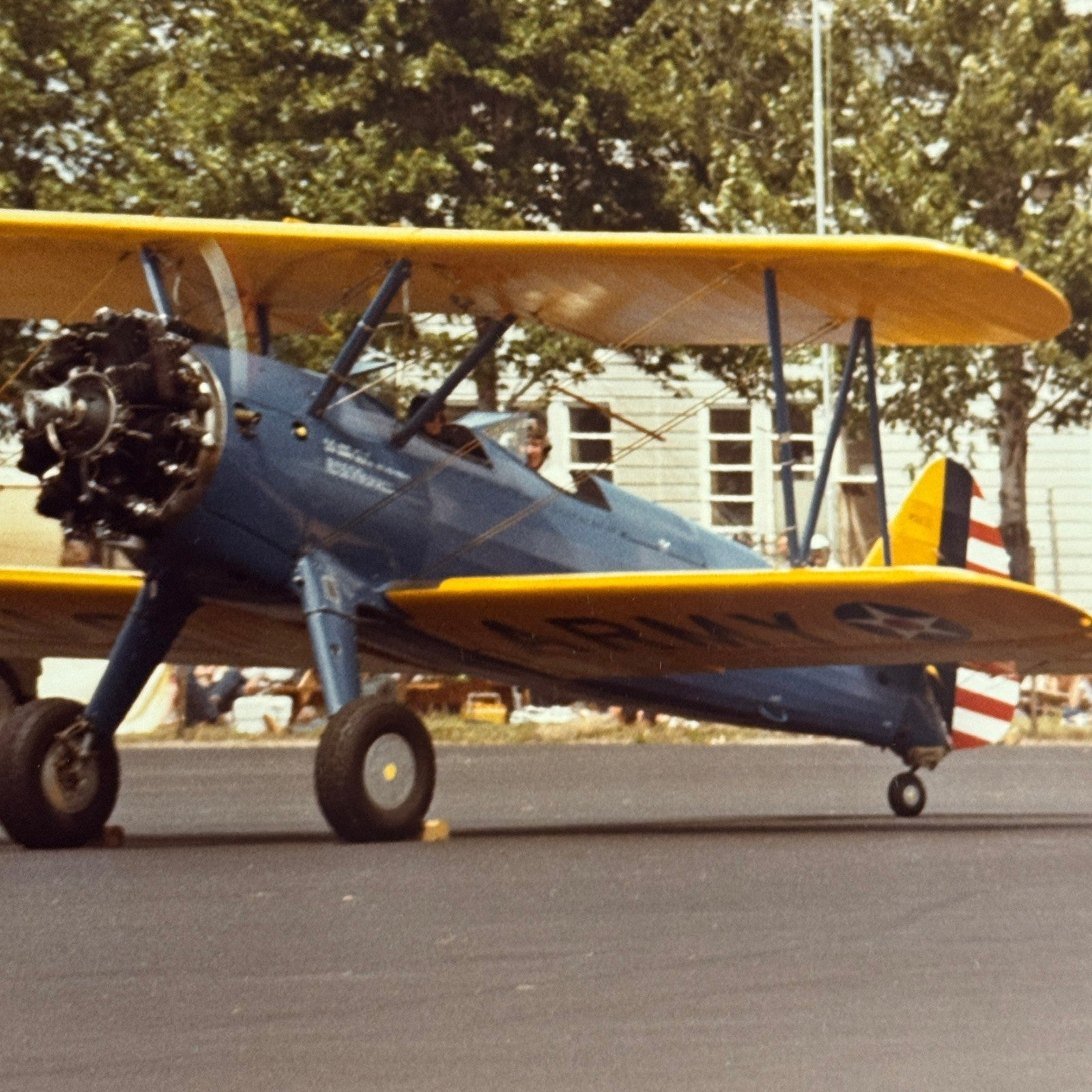 Vintage US Army Aircraft Airshow Photo Large Aviation Photograph Military
