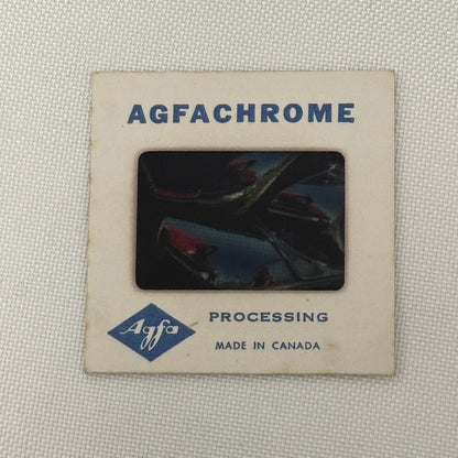 35MM Vintage Photo Slide Vintage Car Reflecting in Chrome
