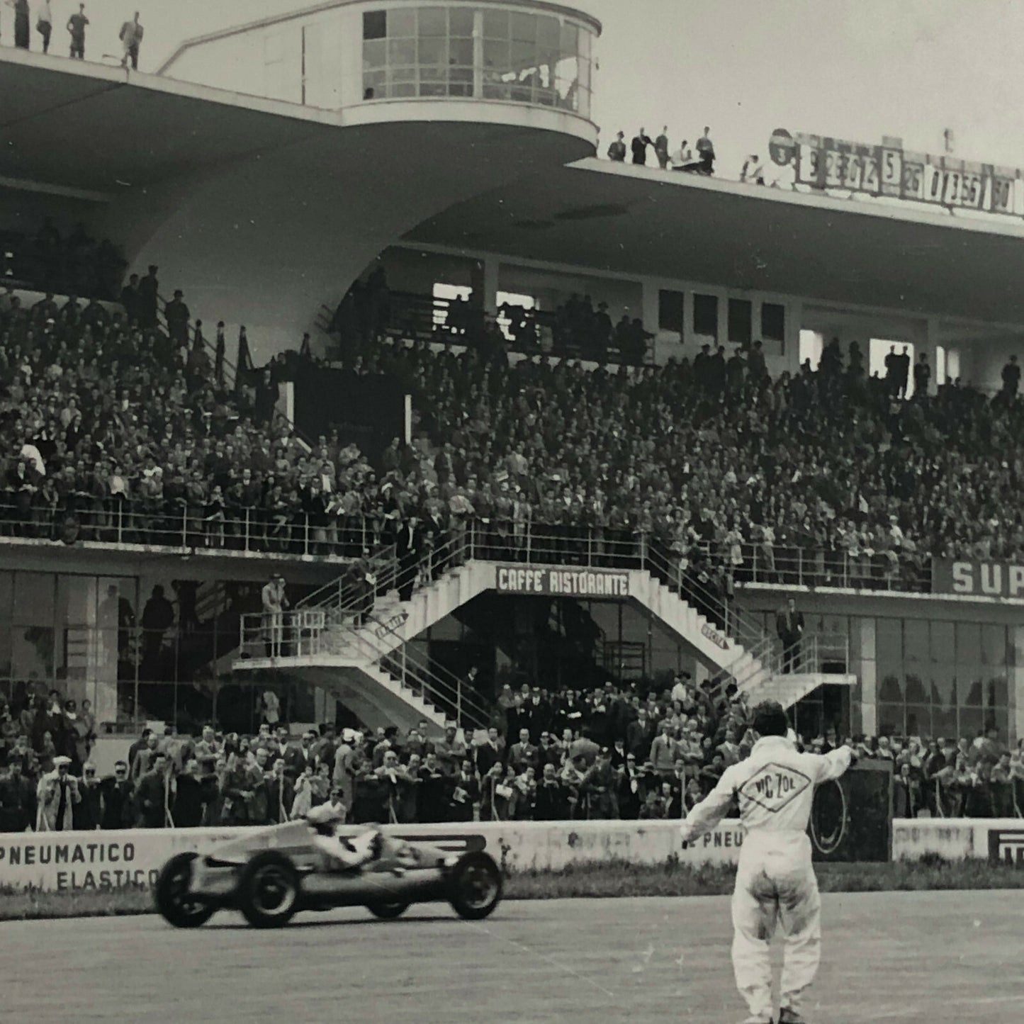 1951 Stirling Moss Racing Photo Photograph Motorsport Race