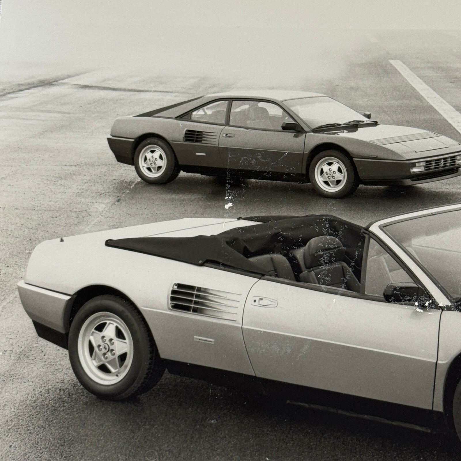 Ferrari Mondial Coupe and Convertible Car Factory Press Photo Photograph Print