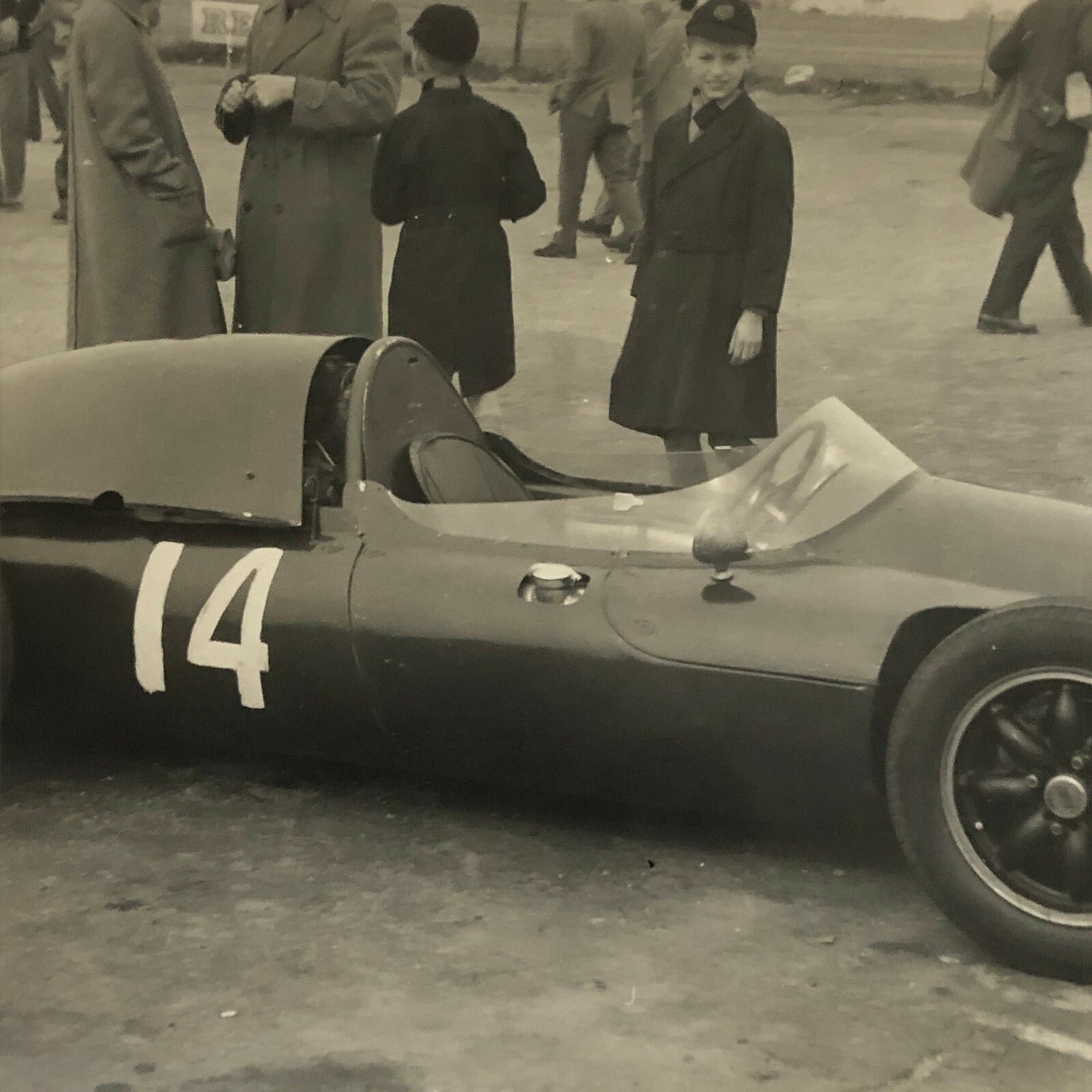 Vintage Grand Prix Car Racing Photo Photograph Print Motorsport Race