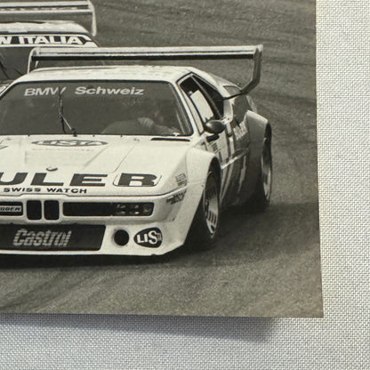 BMW M1 Racing Car Series Photo Photograph
