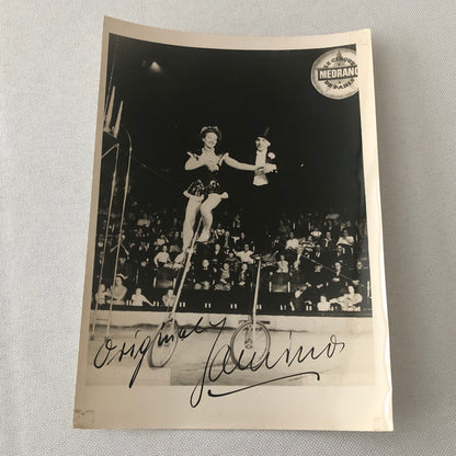 Circus Performer Acrobat Unicycle Balancing Act Photo Photograph Cirque Medrano