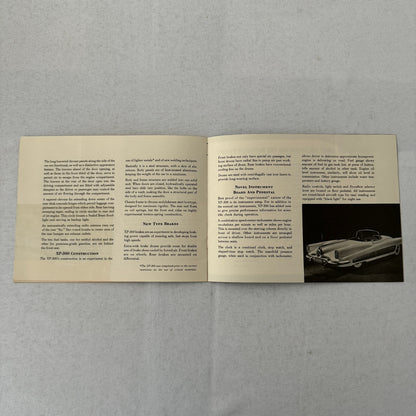 Buick XP-300 Concept Car Prototype Sales Brochure Catalog Advertising