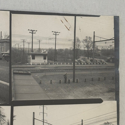 Vintage Pennsylvania Railroad Photo Contact Sheet Photograph Al Paul Lefton