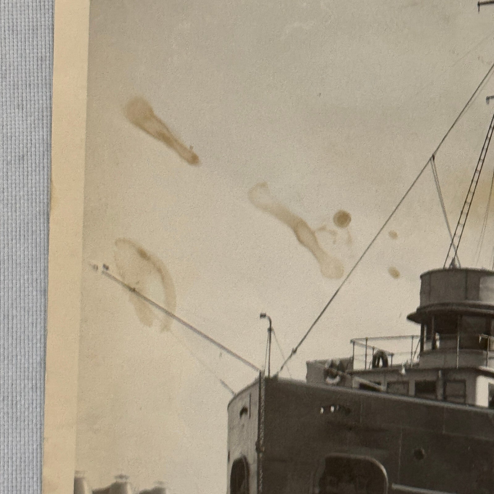 Vintage Boat Ship Photo Photograph Montreal Quebec Canada SS Keynor 1948