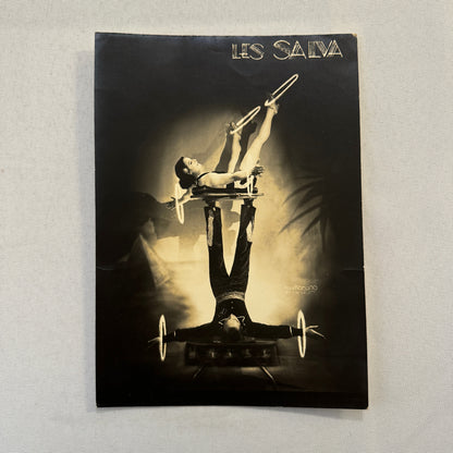 Vintage Circus Balancing Act Photo Photograph Les Salva Beautiful Woman