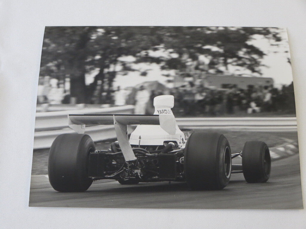 Vintage 1973 US Grand Prix Racing Photograph Photo - Denny Hulme McLaren Ford