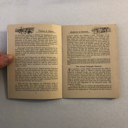 1932 John Hancock Life Insurance Company of Boston Thomas Edison Book