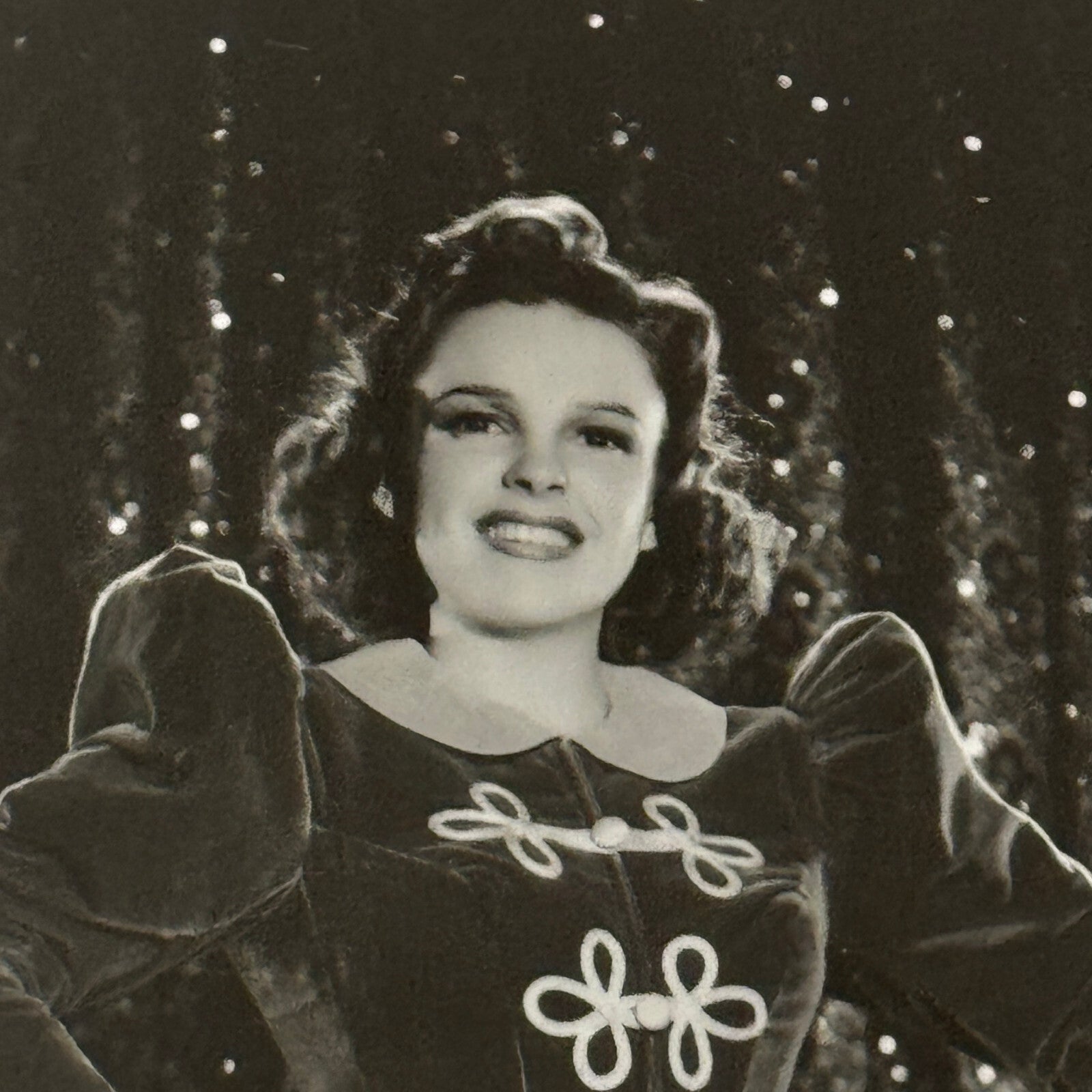 Vintage Actress Photo Photograph Print Beautiful Judy Garland