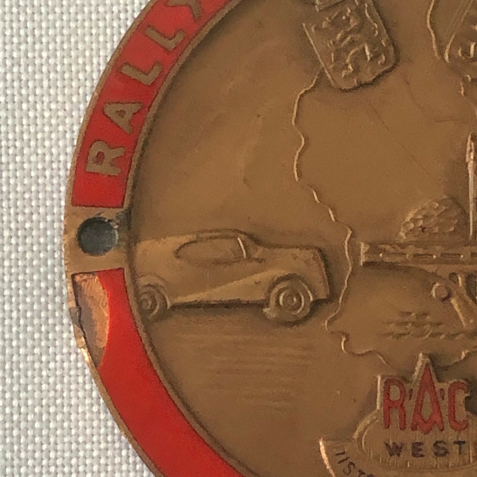 1954 Scheveningen Luxemburg Scheveningen SLS Rally Badge Emblem Award 