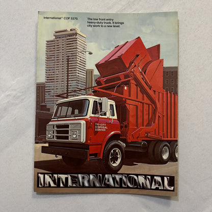 International COF 5370 Garbage Truck Refuse Truck Sales Brochure Catalog