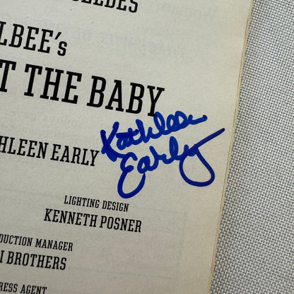 The Play About the Baby Cast Signed Playbill 2001 Autographed Kathleen Early
