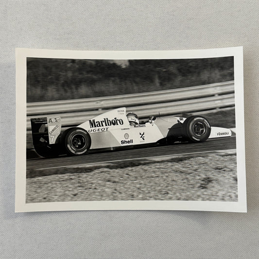 Mika Hakkinen Marlboro Peugeot Racing Car Photo Photograph