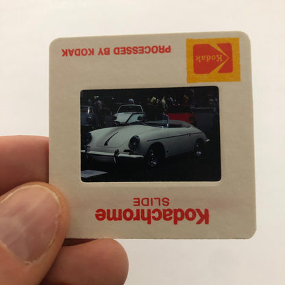 Porsche 356 Cabriolet Convertible Car Show 35mm Photo Slide Vintage 1981