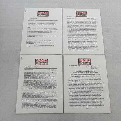 1995 Target Chip Ganassi Racing Press KIt Photo Bryan Herta Jimmy Vasser