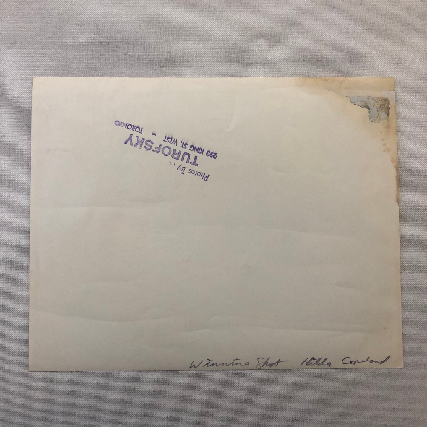 Vintage Horse Racing Photo Photograph TUROFSKY