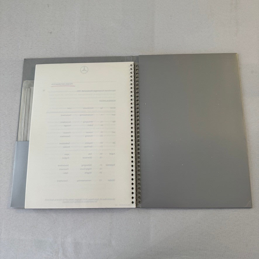 1996 Mercedes ITC AMG Racing Press Kit Dario Franchitti Ellen Lohr Kurt Thiim