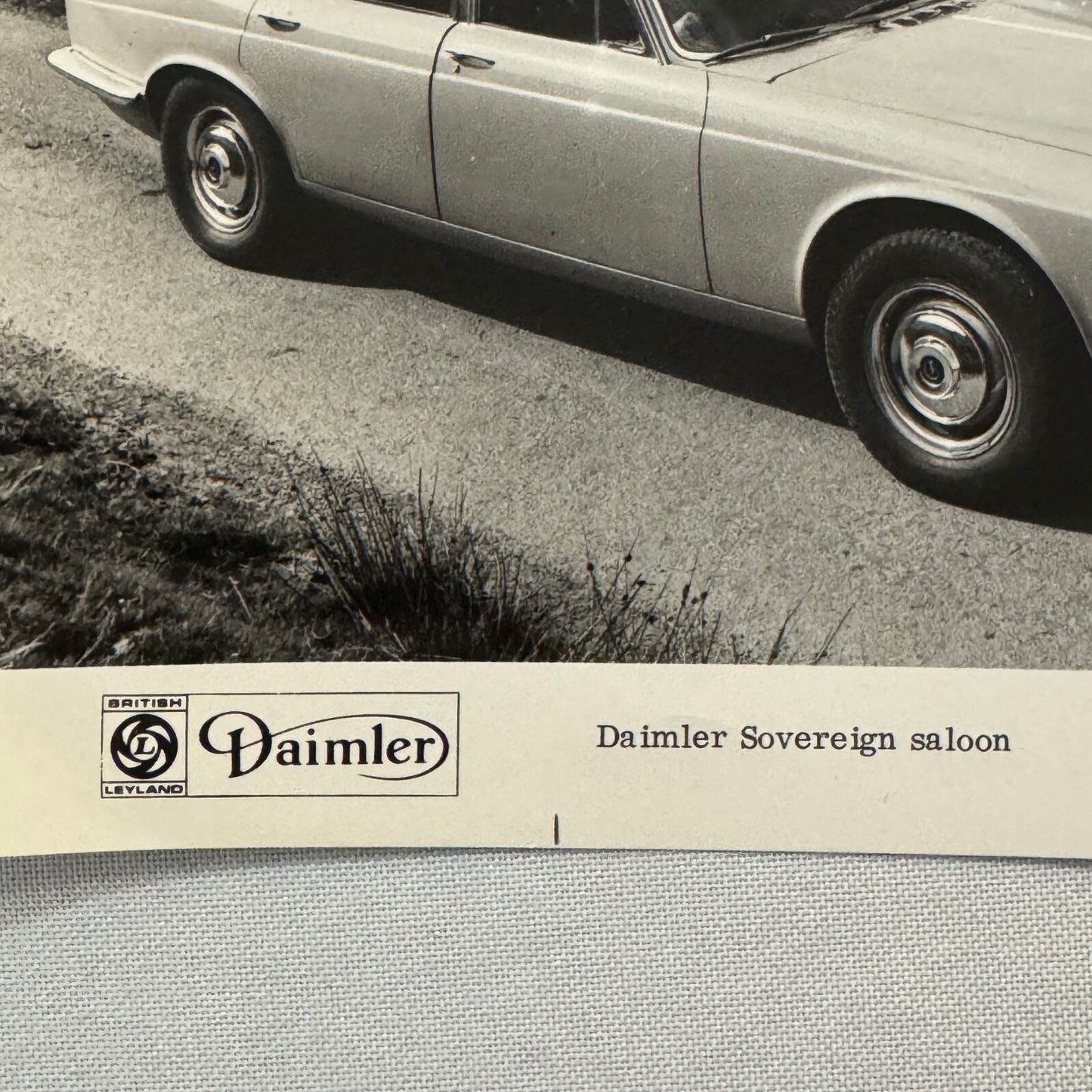 Daimler Sovereign Saloon Car Factory Press Photo Photograph Jaguar Sovereign