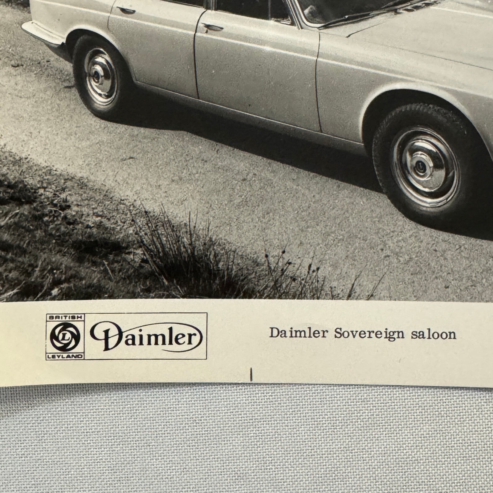 Daimler Sovereign Saloon Car Factory Press Photo Photograph Jaguar Sovereign