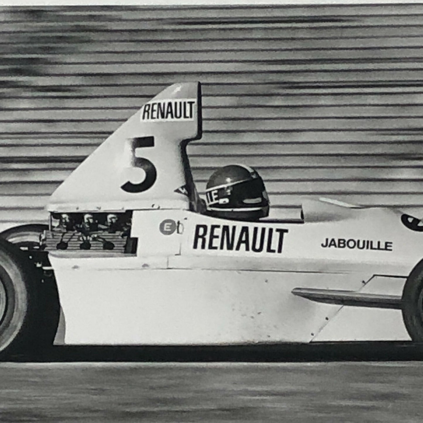 Vintage 1976 Formula 2 F2 Hockenheim Racing Photo Photograph Renault Jabouille
