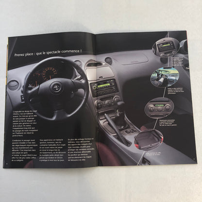 Toyota Celica Car Sales Brochure Catalog FRENCH Text European Market