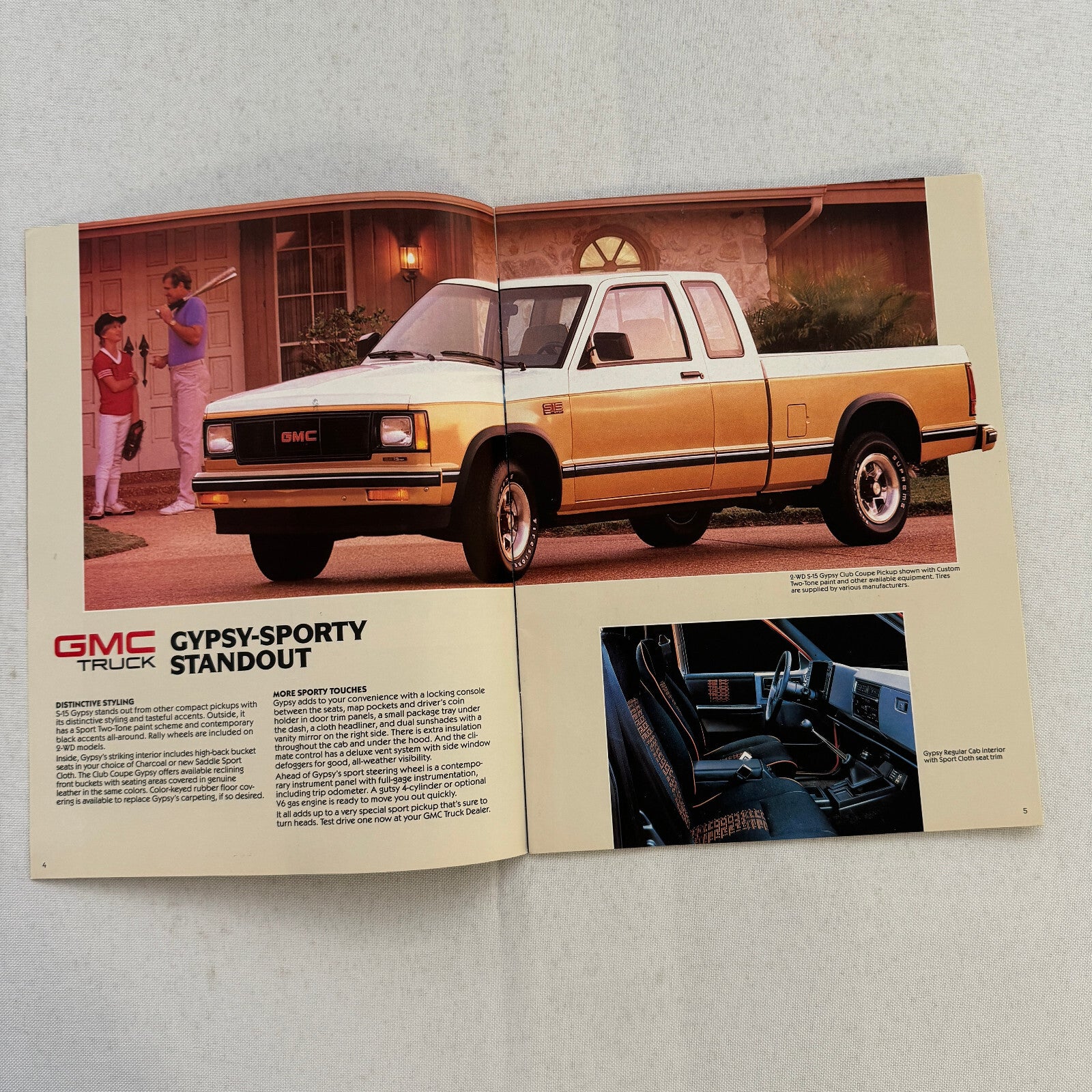 1988 GMC S-15 S15 Pickup Truck Sales Brochure Catalog Advertising Canadian