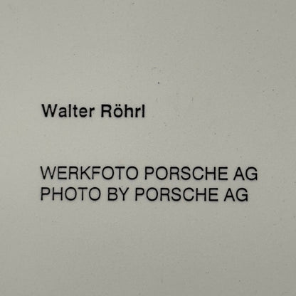 Walter Rohrl Porsche Rally Racing Factory Press Photo Photograph Print Vintage