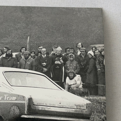 Vintage Rally Racing Photo Photograph 1974 Rallye RAC Chrysler Car 