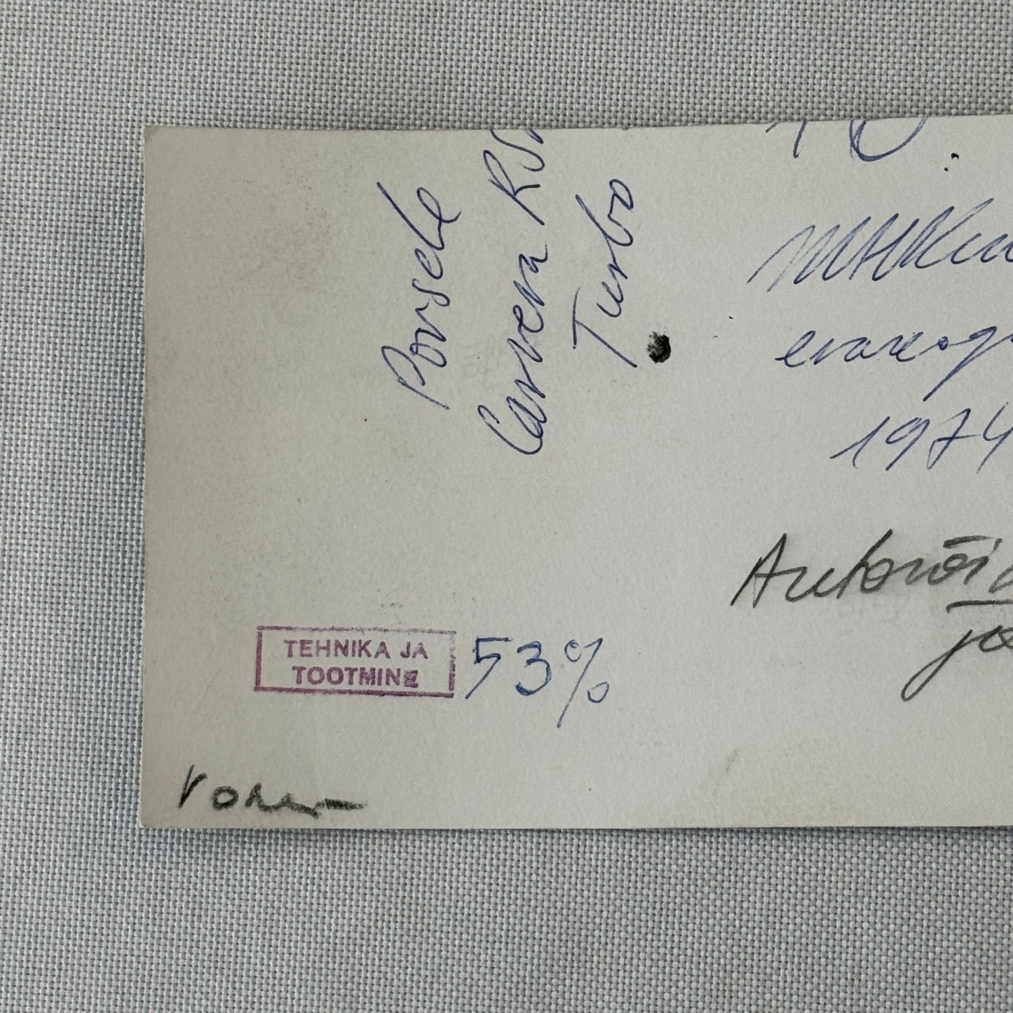 Porsche Carrera RSR 911 Martini Racing Car Photo Photograph Print Vintage 1974