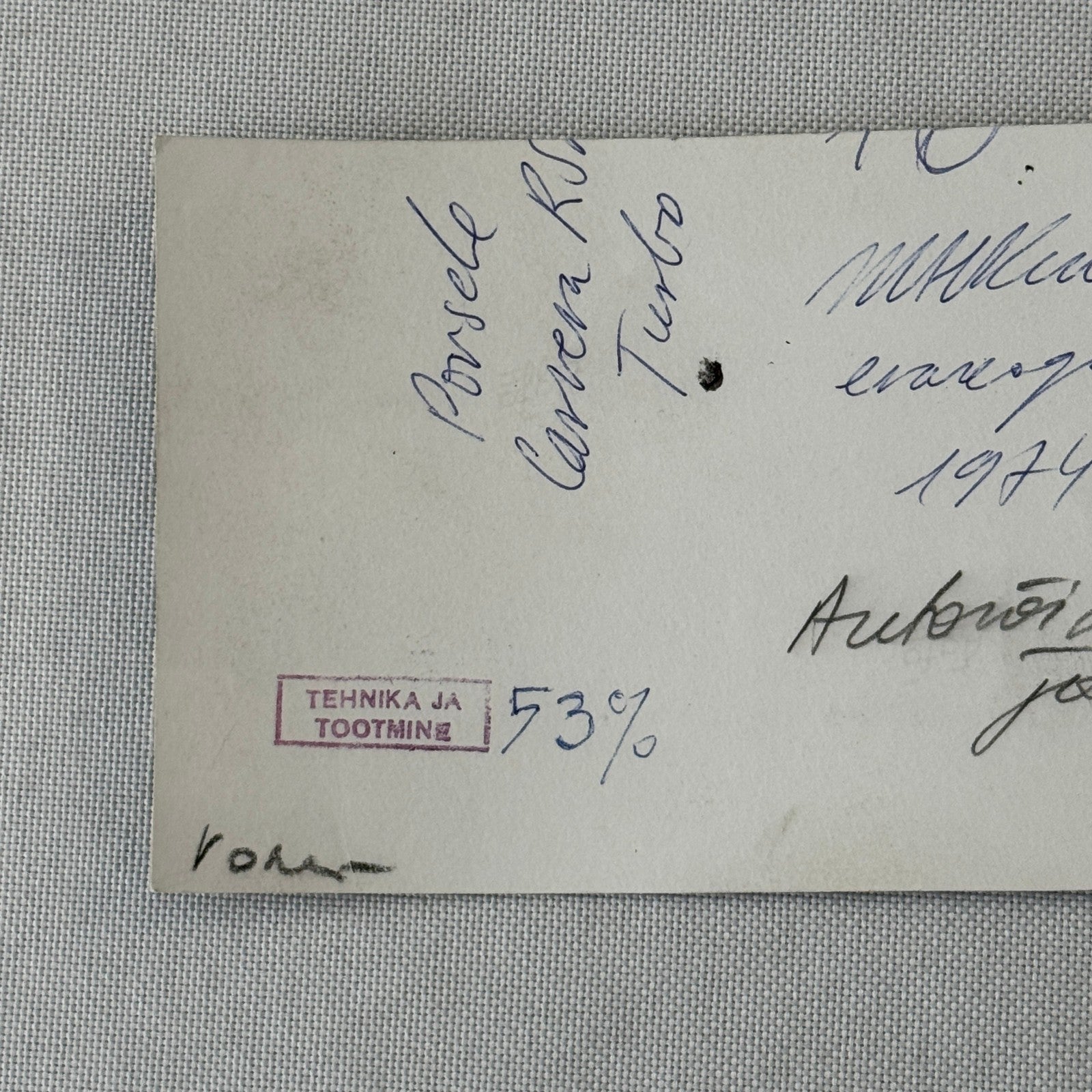 Porsche Carrera RSR 911 Martini Racing Car Photo Photograph Print Vintage 1974