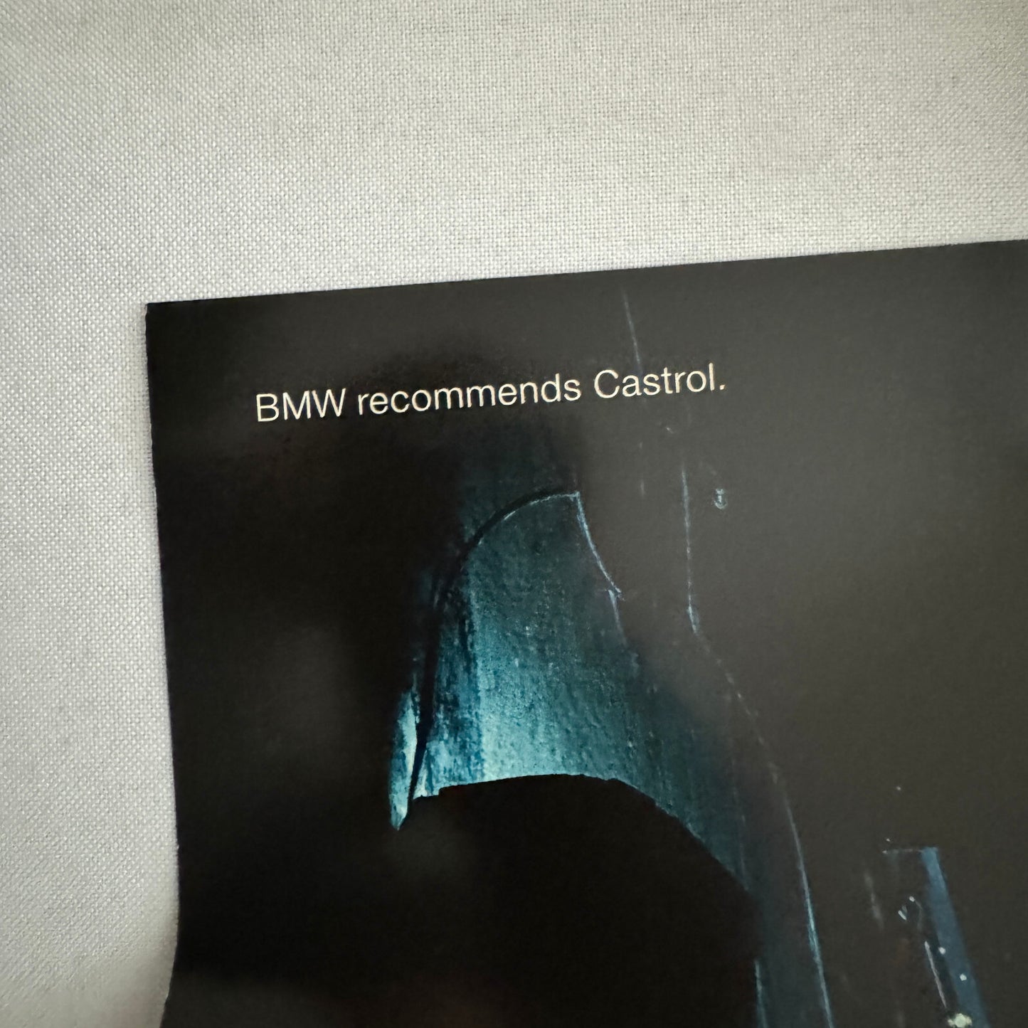 Williams BMW F1 Formula One Racing Poster Brochure German Text Compaq