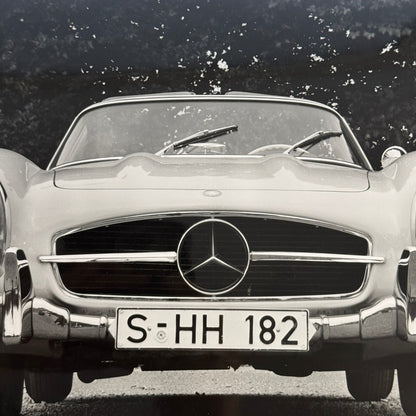 Mercedes Benz 300 SL Car Factory Photo Photograph Print Vintage