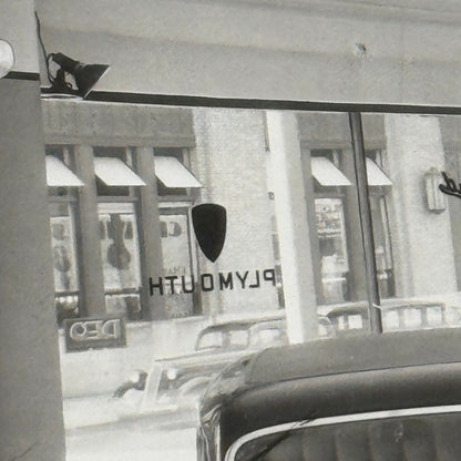Vintage Car Dealership Photo Photograph Plymouth Chrysler Air Flow Modern Print