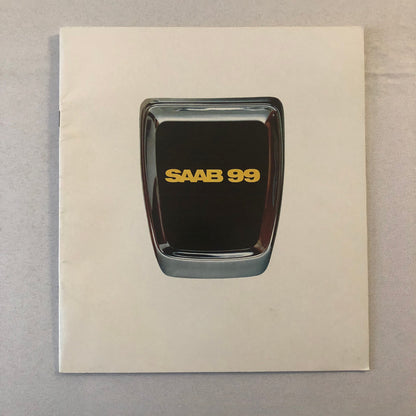 Vintage Saab 99 Car Automobile Sales Brochure Catalog 99 LE EMS