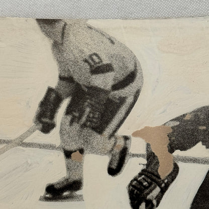 Nick Libett Detroit Red Wings Hockey Player Photo Photograph Vintage Mockup