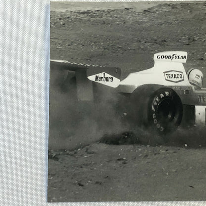 Vintage Denny Hulme 1974 South African Grand Prix Racing Photo Photograph Print 