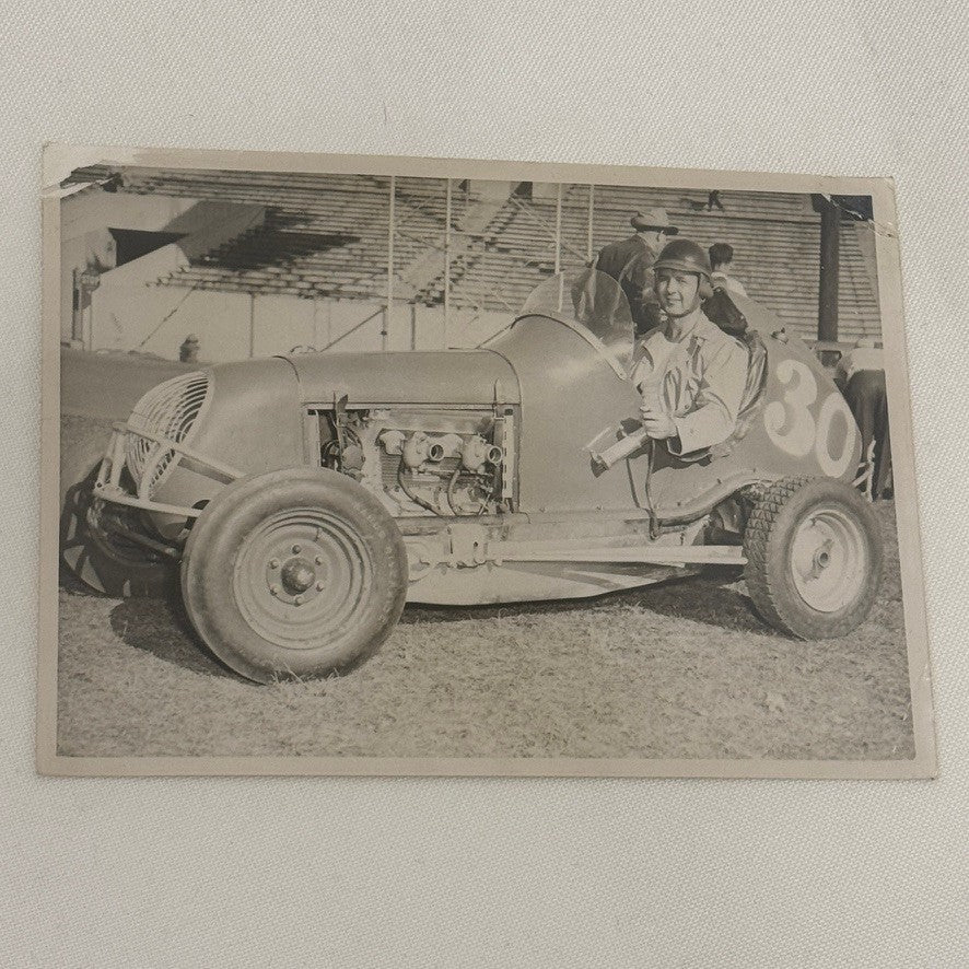 Vintage Midget Racing Car Photo Photograph Print Motorsport