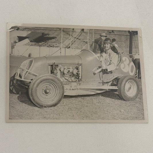 Vintage Midget Racing Car Photo Photograph Print Motorsport