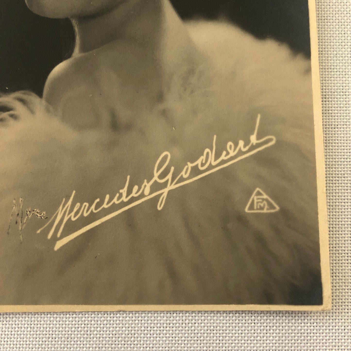 Circus Performer Acrobats Trapeze RPPC Real Photo Postcard Mercedes Godart