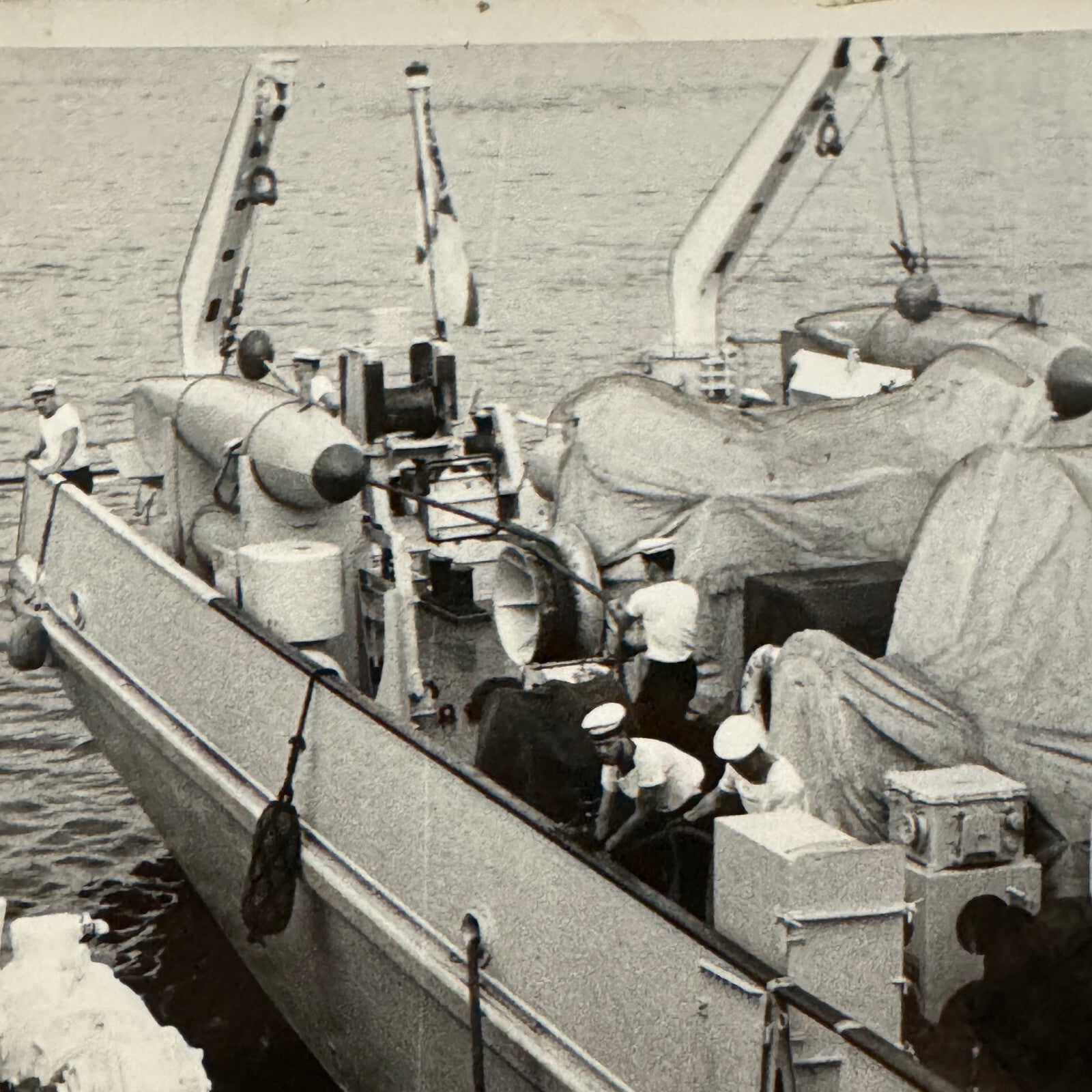 Military Ship Photo Photograph Boat HMCS Thunder Royal Canadian Navy Vintage