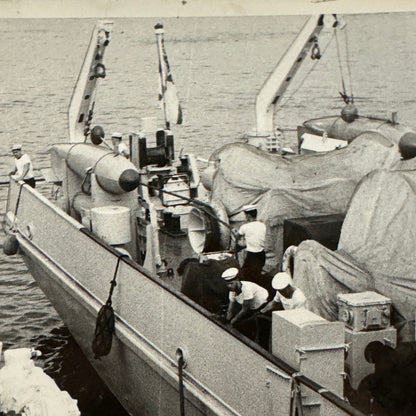Military Ship Photo Photograph Boat HMCS Thunder Royal Canadian Navy Vintage
