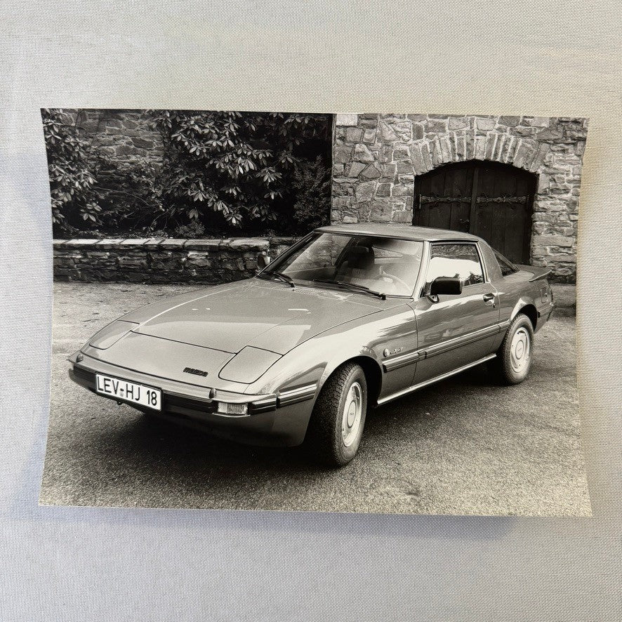 1981 Mazda RX-7 Press Kit Brochure Photos GERMAN Mazda RX7 RX 7 Sports Car