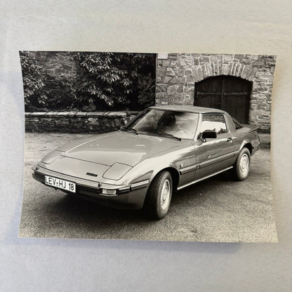 1981 Mazda RX-7 Press Kit Brochure Photos GERMAN Mazda RX7 RX 7 Sports Car