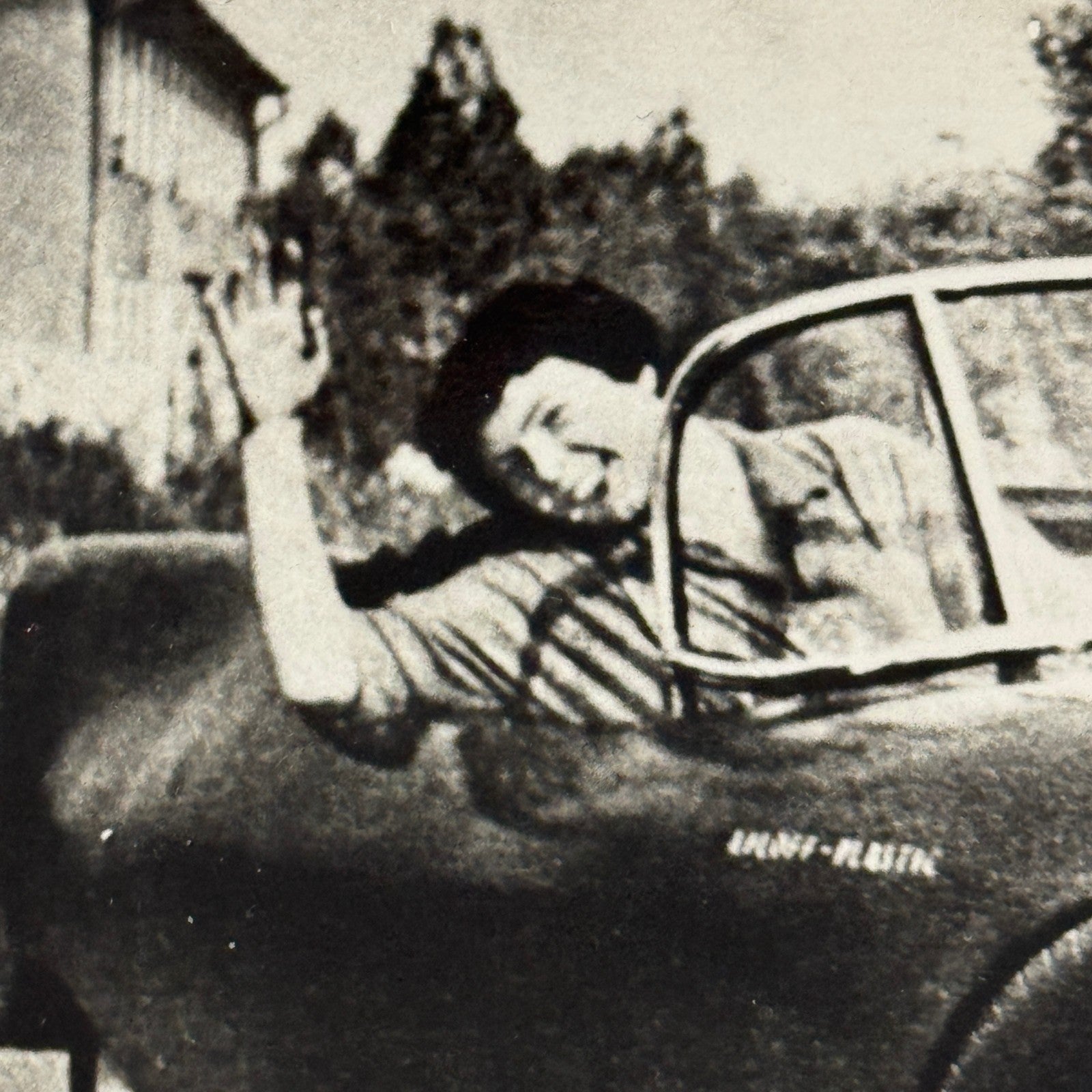 Vintage Coachbuilder Car Automobile Convertible Photo Photograph Unidentified